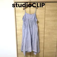 studioCLIP キャミワンピース 綿麻 ラベンダー Fサイズ　2025
