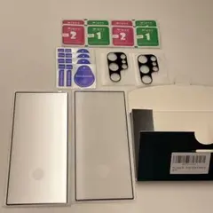 Galaxy S24Ultra ガラスフィルム 2枚 + カメラフィルム 2枚