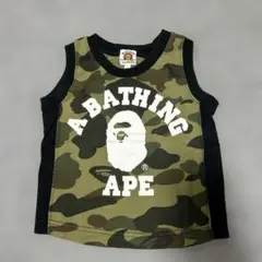 A BATHING APE カモフラ タンクトップ 90