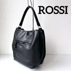 EMILIO ROSSI エミリオ・ロッシ 本革ワンショルダーバッグ ブラック