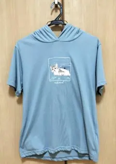 mofusand モフサンド 半袖パーカーM 美品