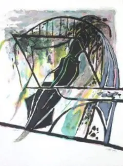 美術館展示品　アート　絵画 　芸術版画 ジャック・ポリ グラビュール4