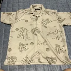 パンダ柄 半袖シャツ Sサイズ