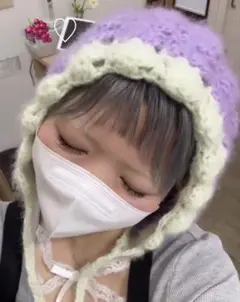 ぽふぽふ　ボンネット