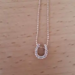 k10ピンクゴールドホースネックレス