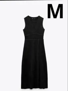 ZARA ザラ フェイクスエード ジャンパー スカート　Mサイズ