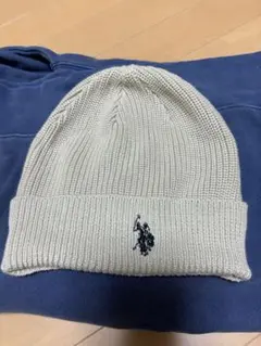 USPA ニット帽 ベージュ USPA 1890