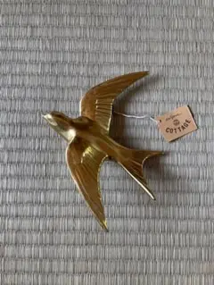 artipur COTTAGEウォールデコレーション バード　ゴールド3羽セット