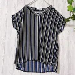 美品✨avv standard　アーヴェヴェシャツ　ブラウスS ストライプ　夏物