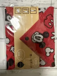 ミッキーマウス　ガーゼポーチ　新品未使用品