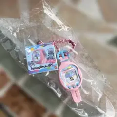Tamagotchi Uni ピンク キーチェーン付き おかしなたまごボーロ2