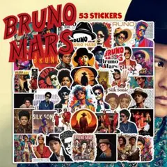 ブルーノ・マーズ Bruno Mars ステッカー 53枚セット PVC 防水