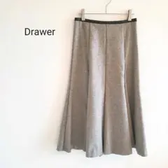 Drawer ドゥロワー フレアロングスカート