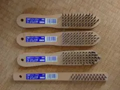 白線ワイヤーブラシ4本