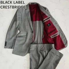J∞QUALITY認証 ブラックレーベルクレストブリッジ スーツ チェック L