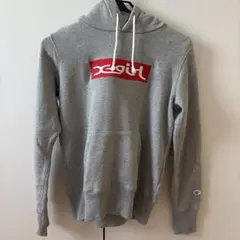 Champion グレー パーカー フード付き