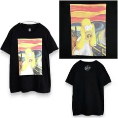 【graniph】グラニフ ホーマーシンプソン ムンクの叫び Tシャツ