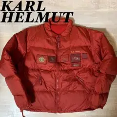 【リバーシブル 豪華ワッペン 中綿パンパン】KARL HELMUT ダウン
