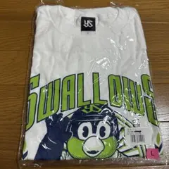 つば九郎　クルーデーTシャツL size ホワイト