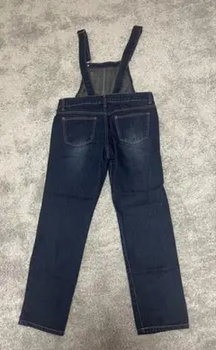 ダークブルー デニム サロペット 未使用タグ付き
