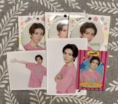 髙橋優斗 缶バッジ③プロフィールカード①フォト②