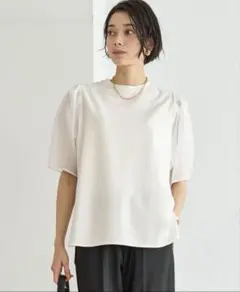 UNFILO【洗える/接触冷感】BEAUTY FORM シアースリーブＴシャツ