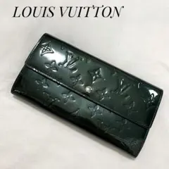 LOUIS VUITTON 長財布 ヴェルニ 緑 12