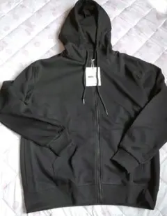 [61]ブラック ジップアップパーカー 3XL 新品タグ付き