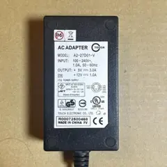 ACアダプター 出力: 5V 3.0A, 12V 1.0A 4ピン ミニDIN