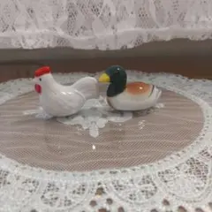 陶器の鳥セット　置物　箸置き