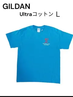 US古着✨ GILDAN Ultra Cotton シャツ ボディービルブルーＬ
