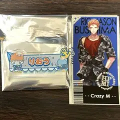 ヒプマイ マツキヨ　チケット風カード　サンリオ おなまえバッジ　理鶯セット