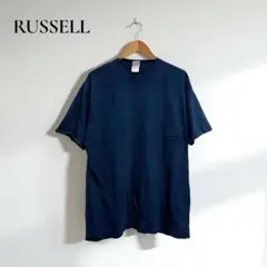 ラッセル【XL】Tシャツ 半袖 無地 カジュアル メンズ g256