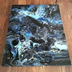 フルイドアート　ポーリングアート　抽象画　現代アート　モダンアート