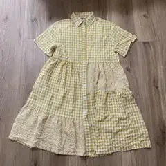ギンガムチェックワンピース