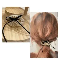 No.78 インド刺繍 ポニーフック ヘアアクセサリー