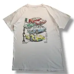 F345　【即購入OK】　VINTAGE　クラッシックカーTシャツ　M相当　白