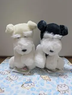 くったりシュナウザー　ぬいぐるみ　ミニチュアシュナウザー　プライズ