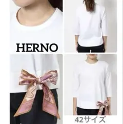 HERNO Laminar ヘルノ ウエストドローストリングTシャツ 切り替え HERNO Laminar ヘルノ ウエストドローストリングTシャツ