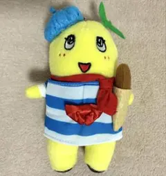 ふなっしー　ぬいぐるみ　（フランス風） ボールチェーン&安全ピン付き