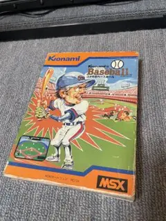 激レア！MSX用1984年日本製KONAMIのベスボールゲーム