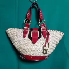 DOLCEu0026GABBANA 籠バッグ 定価約19万 値札あり ハンドバッグ