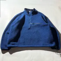 90s L.L.bean boa fleece snap T jacket