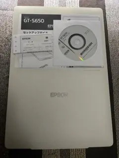【美品】EPSON GT-S650 フラットベッドスキャナー 説明書・CD付き