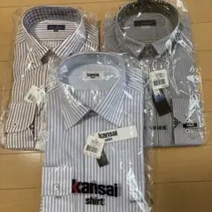 ストライプシャツ 3枚セット Mサイズ