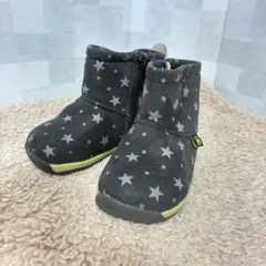✨ampersand✨アンパサンド　星柄ジッパー付きブーツ　13.5㎝