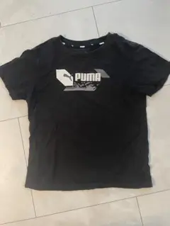 PUMA ブラック 半袖Tシャツ サイズ130