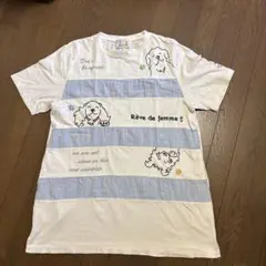 Rêve de femme 半袖Tシャツ 犬デザイン　L