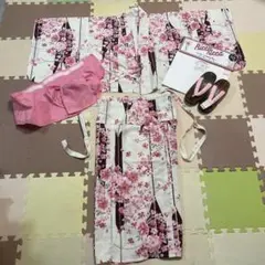 セパレート浴衣3点セット　150