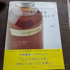 こんなに使えるジンジャーシロップ : 朝昼晩しょうがレシピで冷えしらず